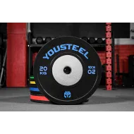 Диски Yousteel чёрный/синий 20 кг