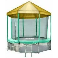 Батут Optifit Like Green 12ft с желтой крышей