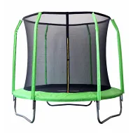 Батут с защитной сеткой внутрь, салатовый Sport Elite 2,44м GB30201-8 FT