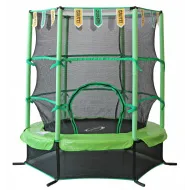 Батут 4,5FT 1,37м SportElite с защитной сеткой внутрь, салатовый, GB30101-4.5FT