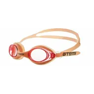 Очки для плавания Atemi, силикон (беж/роз), N7103