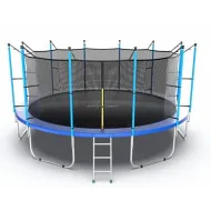Батут с внутренней сеткой и лестницей EVO JUMP Internal 16ft (Blue)