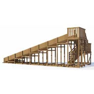 Зимняя заливная горка MoyDvor Снежинка-3 (SWAN-3)