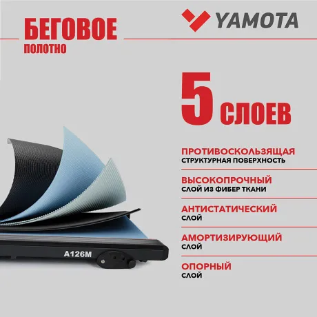 Беговая дорожка Yamota A126M - Фото 14