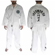 Кимоно для таэквондо ИТФ с шелкографией, плотность 220-270 г/м2, размер 48-50/170, AX8