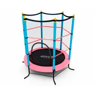 Батут детский DFC SMRKIDS 55" с сеткой, PINK