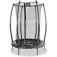 Батут Exit Toys Тигги 140 см черный с защитной сеткой